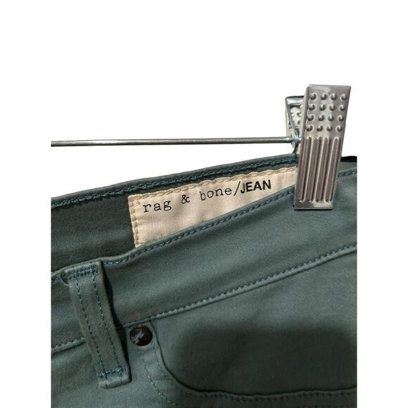 Rag and Bone Atlantic Blu Teal Green Jegging Pants Size 29 Stretch - Picture 5 of 14